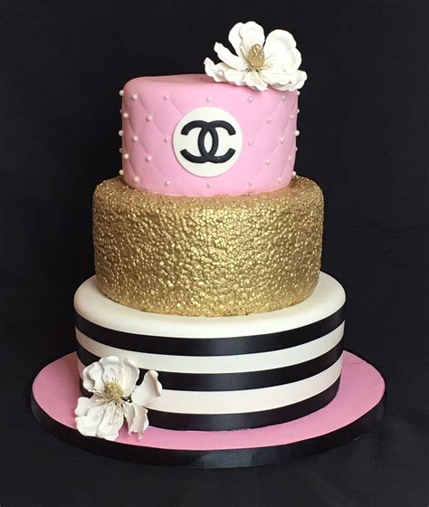 chanel cakes pink|happy birthday Chanel cake.